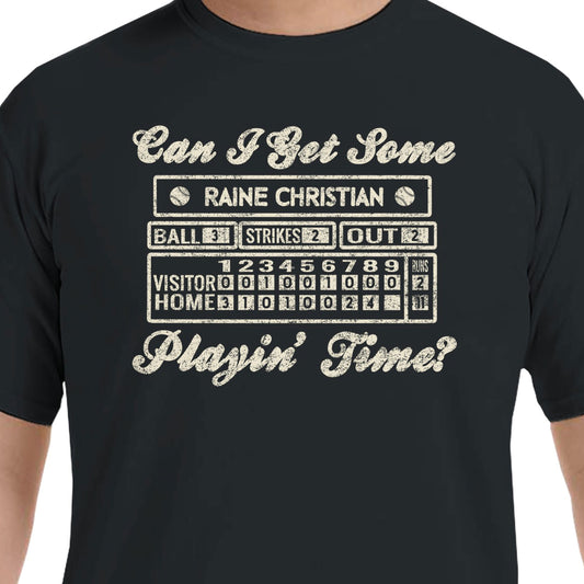Raine Christian Heavyweight Crewneck PLAYIN' TIME T-Shirt