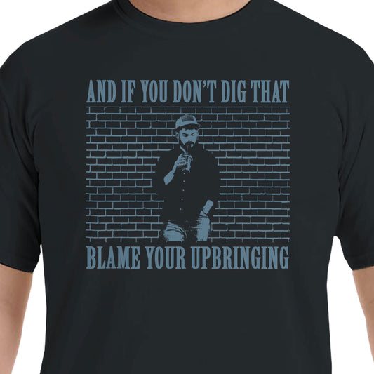 Raine Christian Heavyweight Crewneck BLAME YOUR UPBRINGING T-Shirt