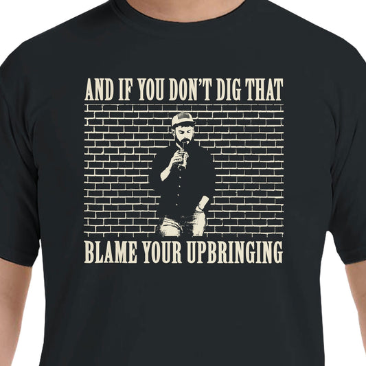 Raine Christian Heavyweight Crewneck BLAME YOUR UPBRINGING T-Shirt