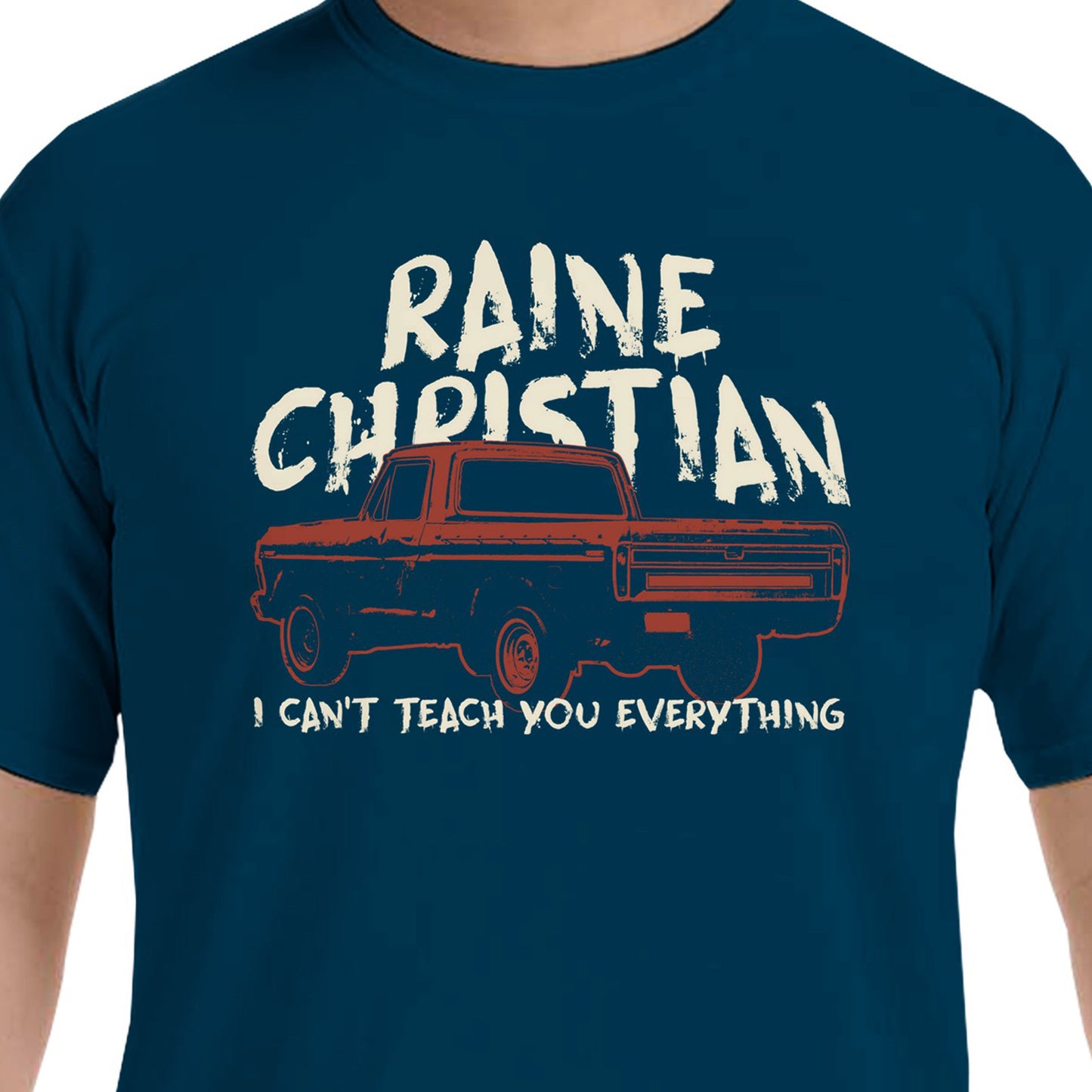 Raine Christian Heavyweight Crewneck TEACH YOU EVERYTHING T-Shirt