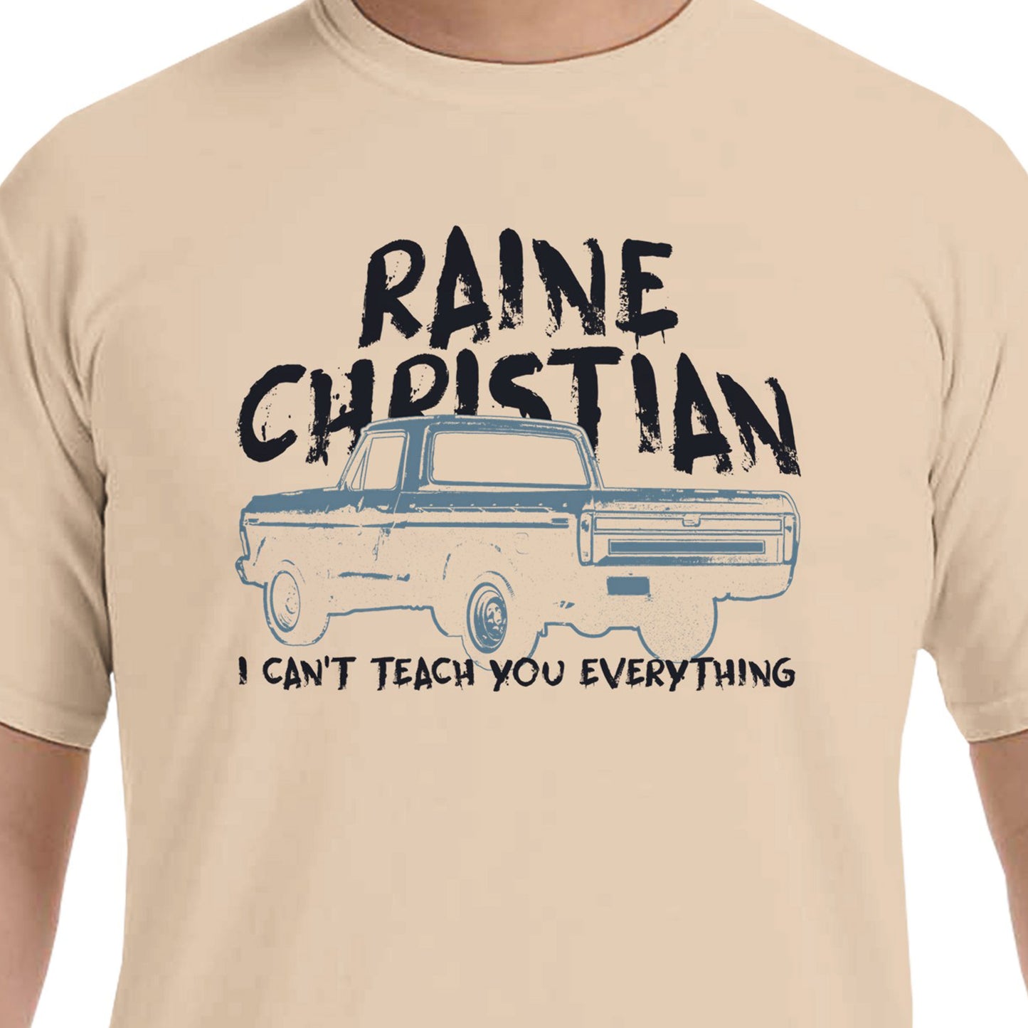 Raine Christian Heavyweight Crewneck TEACH YOU EVERYTHING T-Shirt
