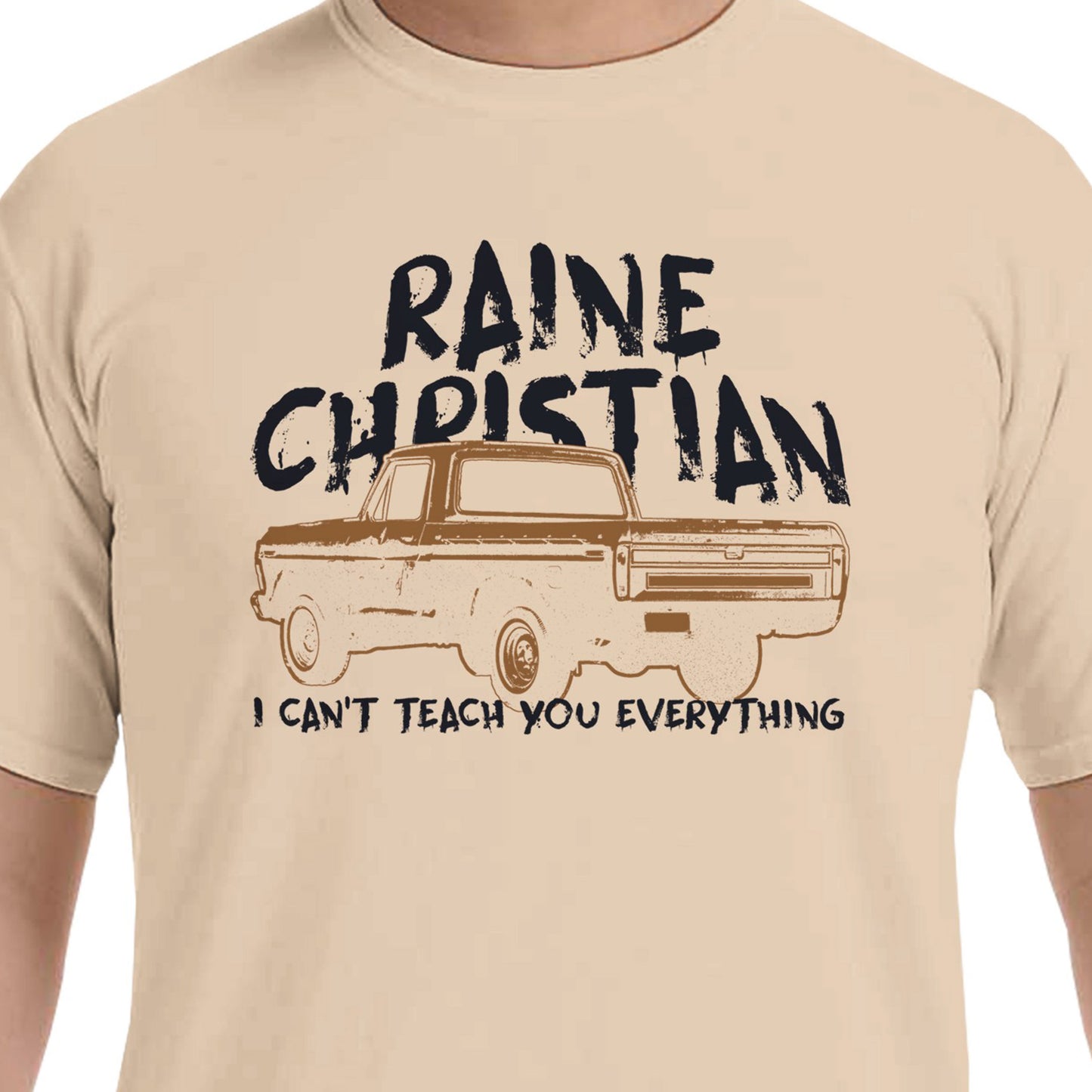 Raine Christian Heavyweight Crewneck TEACH YOU EVERYTHING T-Shirt