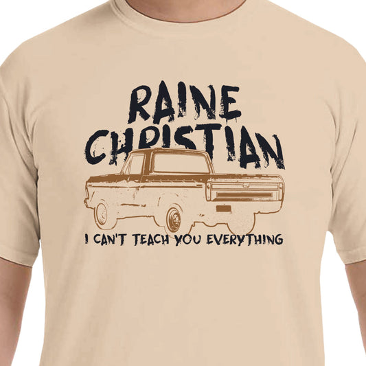 Raine Christian TEACH YOU EVERYTHING Men's Crewneck T-Shirt