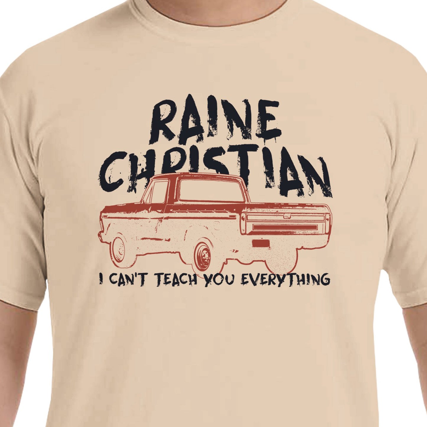 Raine Christian Heavyweight Crewneck TEACH YOU EVERYTHING T-Shirt